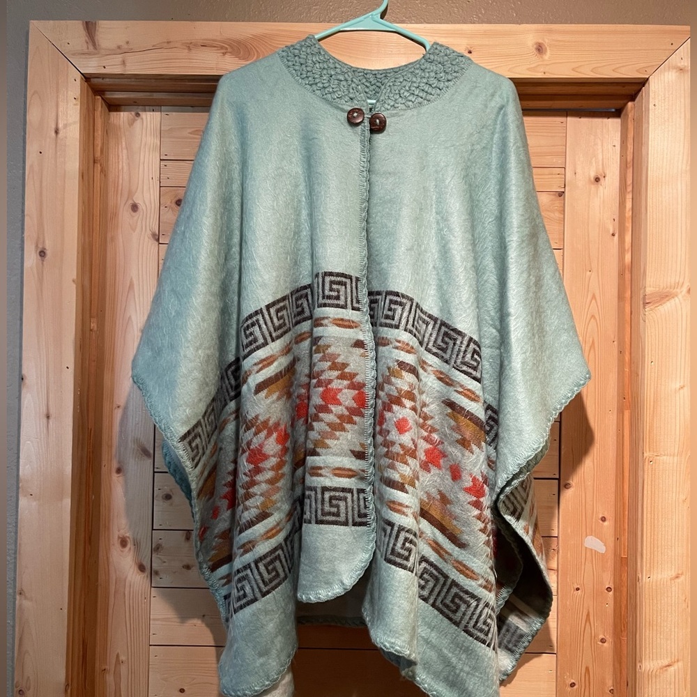 Brand New Serape Poncho - Soft - One Size